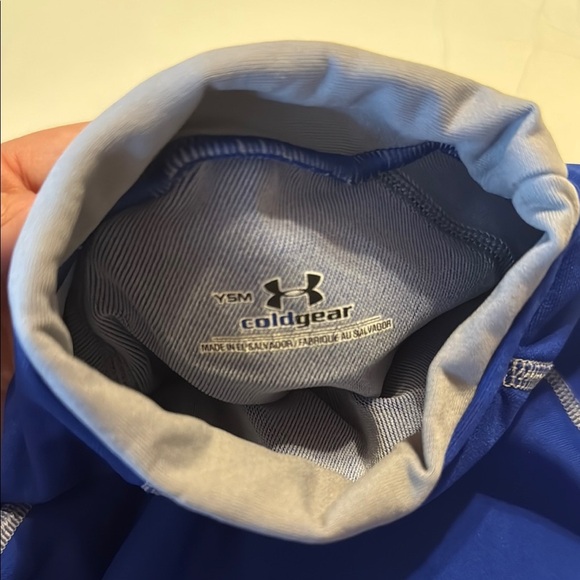 Under Armour Blue ColdGear Top - Picture 3 of 4